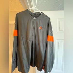 Nike Bengals Wind Breaker Pullover